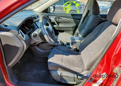 2015 Nissan Rogue S from USA, damaged, VIN KNMAT2MT7FP536973